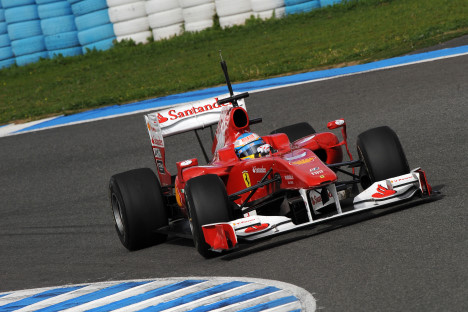 Fernando Alonso satte lovende tider i et langt stint